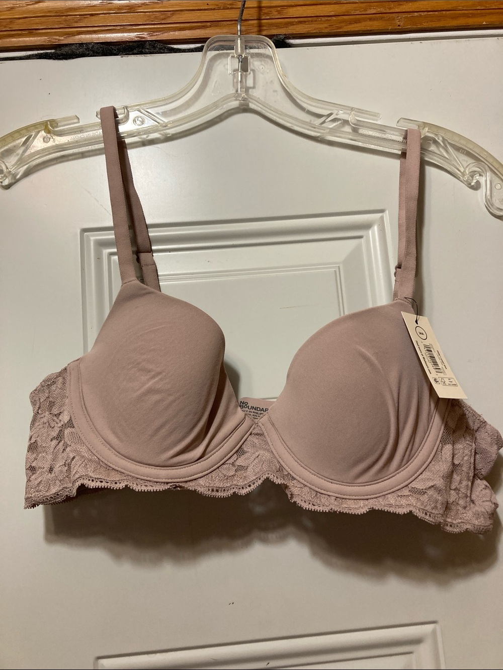 Everyday Lace-Trim T-Shirt Bra 34A NWT‎